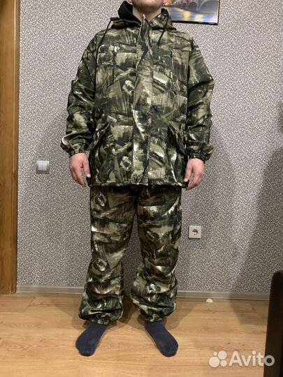 Костюм камуфляж горка великаны на флисе