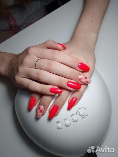 Маникюр оформление бровей на дому