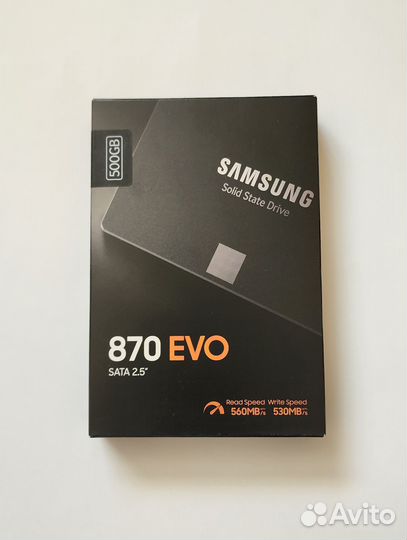 SSD samsung 870 EVO MZ-77E500BW 500GB 2.5”