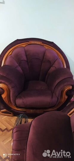 Диван и 2 кресла