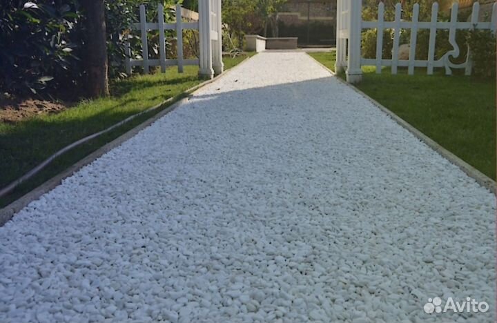 Мраморный щебень Белая и серя крошка от 3-х кубов