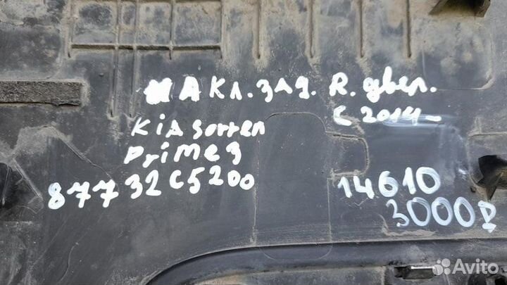 Накладка двери задняя правая Kia Sorento 3 Prime С