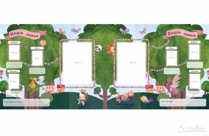 Фотоальбом для двойняшек детский