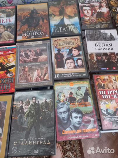 Диски DVD более 100 фильмов