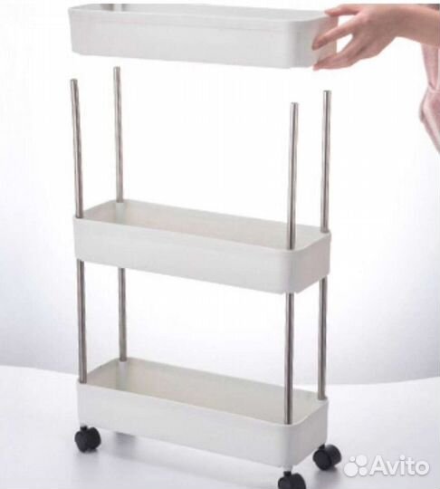 Этажерка на колесиках