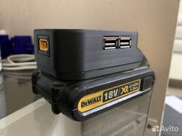 Адаптер DeWalt с usb Bosch Makita Milwaukee