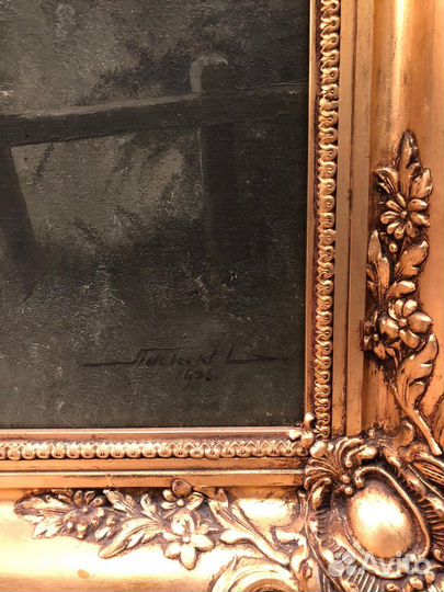 Картина антикварная европа