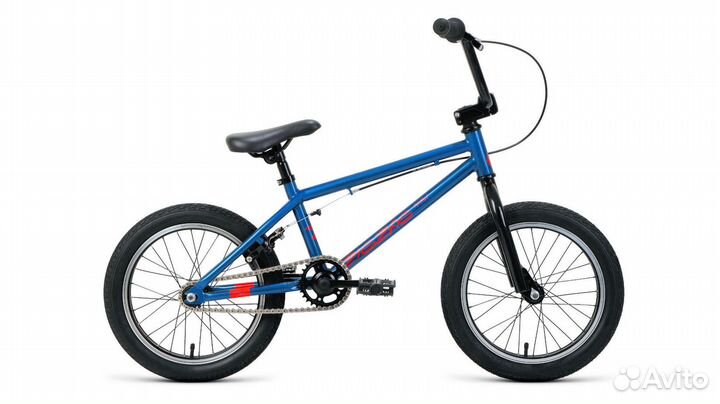 Велосипед Forward Zigzag BMX d-16 (2022) синий/ора