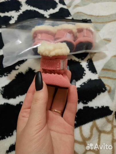 Зимние сапожки для собак