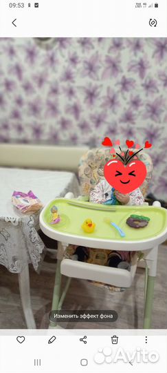 Детский стульчик для кормления