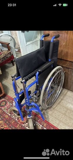 Инвалидная коляска складная бу
