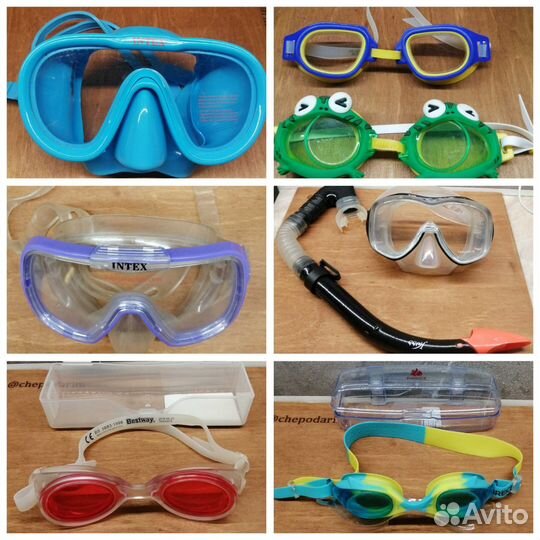 Маски и очки для плавания под водой