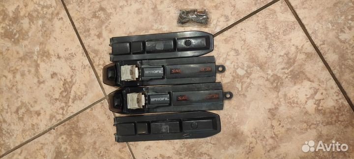 Лыжные ботинки botas и крепления на лыжи