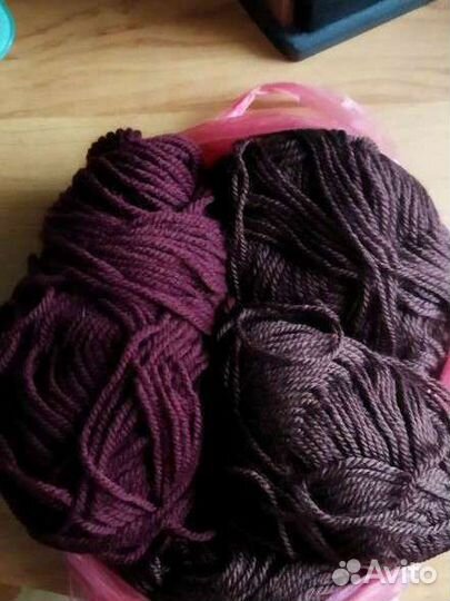 Пряжа для вязания шерсть с акрилом