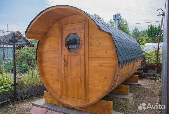 Круглая Баня бочка 