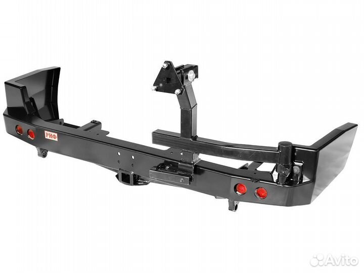 Бампер риф силовой задний Nissan Patrol Y61 2004+