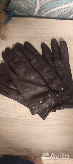 Перчатки женские кожаные 8 размер