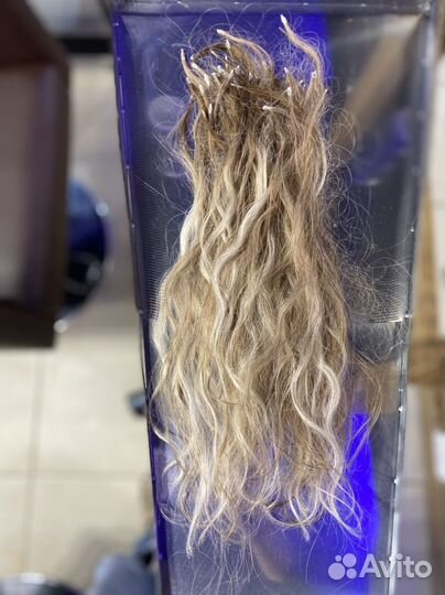 Волосы для наращивания на капсулах