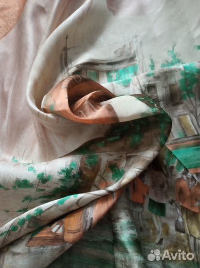 Платок из натурального шелка