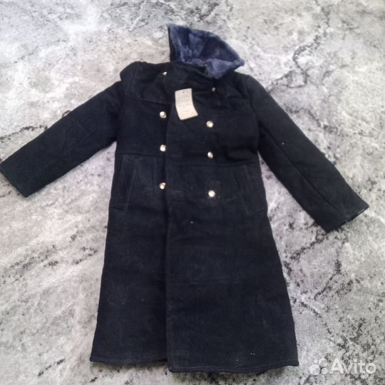 Тулуп из овчины милицейский