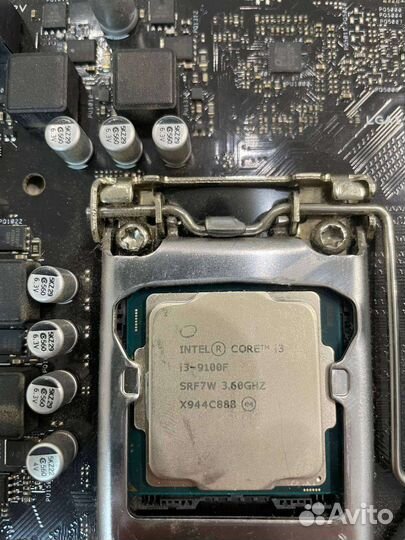 Материнская плата с процессором i3 9100f