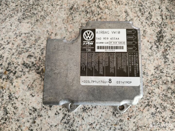 Блок управления подушками безопасности volkswagen