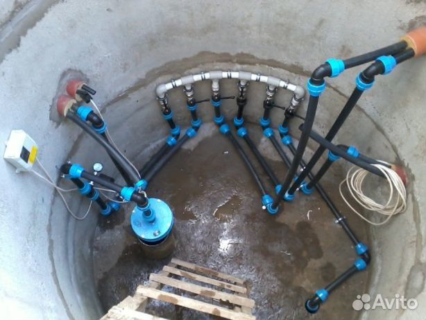 Обустройство скважин, монтаж насосов, фильтрация