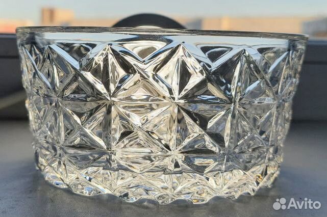 Салатник хрустальный