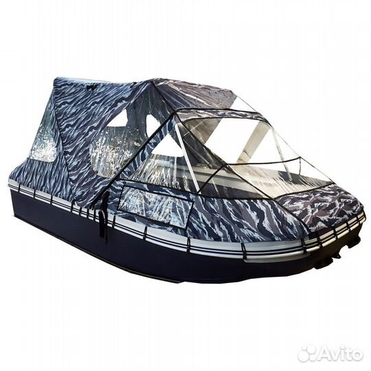 Тент Комби флагман (350) цвет серый