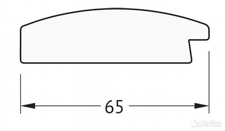 Зеркало Evoform Definite 96х76 BY 1044 в багетной