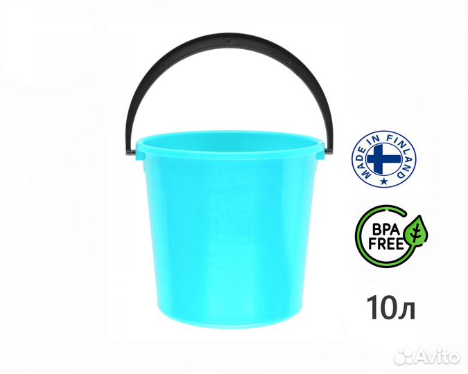 Ведро из пищ.пластика для грибов и ягод 10 л FIN