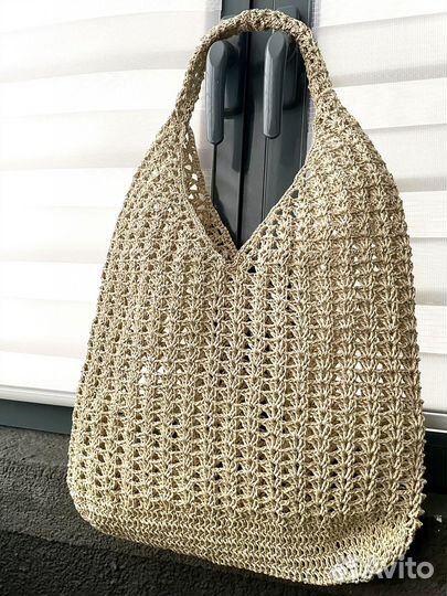 Сумка из рафии