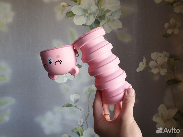 Школьный пенал трансформер силиконовый Канцтовары