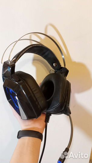 Гарнитура наушники с микрофоном oklick