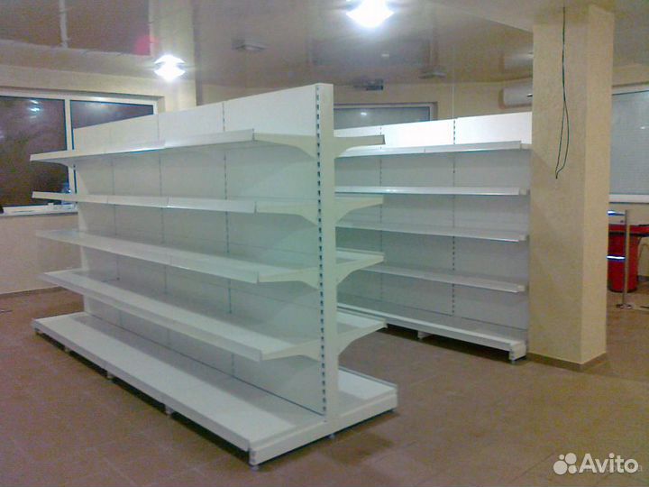 Стеллаж торговый островной