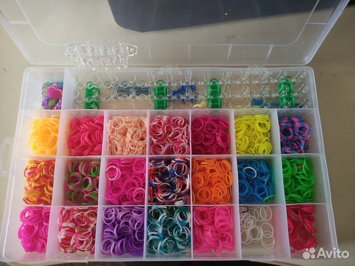 Детский набор для плетения браслетов из резинок