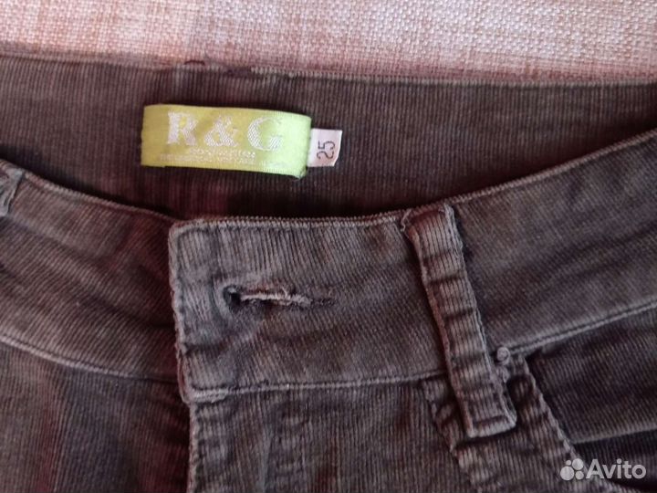 Брюки вельвет