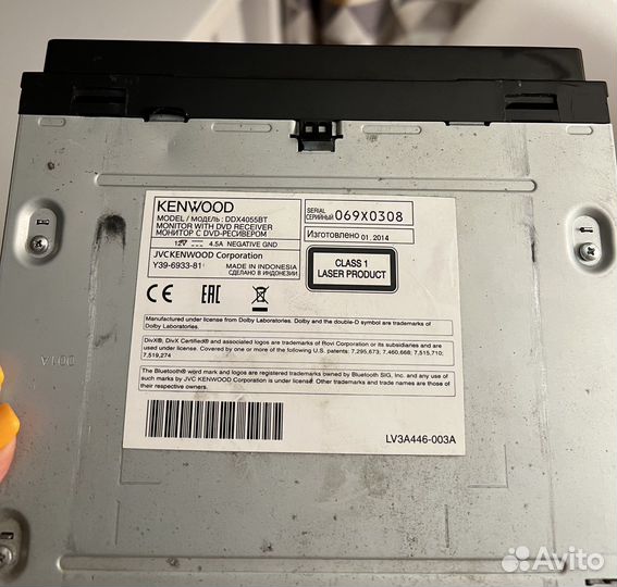 Авто Магнитола kenwood DDX55BT