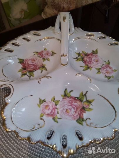 Менажница фарфор