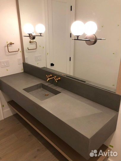 Раковина из бетона Лофт/Терраццо на заказ