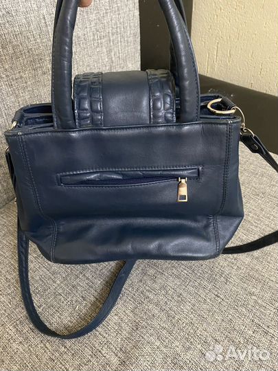 Сумка женская натуральная кожа кросс боди бу