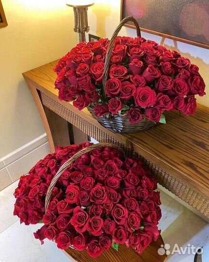 Розы красные
