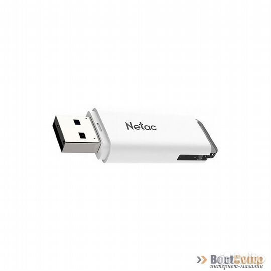 Память USB2.0 Flash Drive 32Gb Netac U185 white NT03U185N-032G-20WH