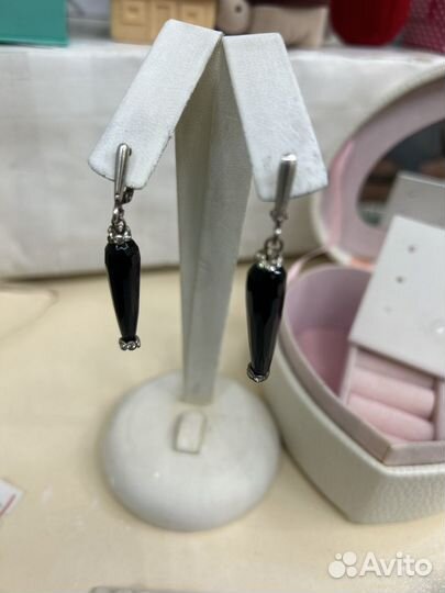 Серебряные серьги СССР
