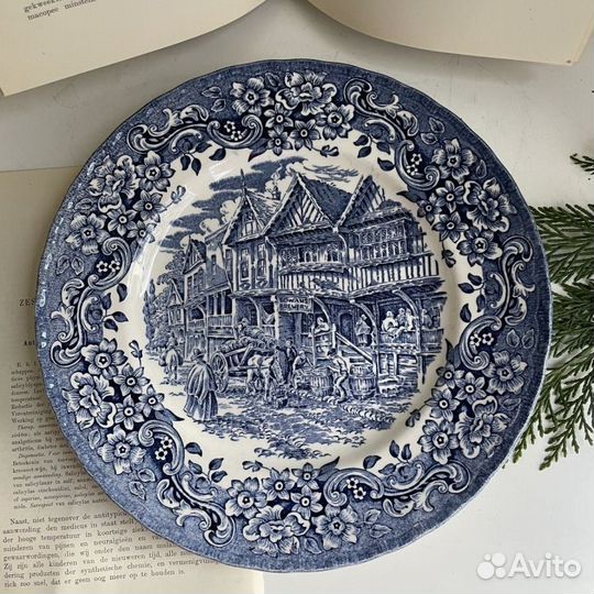 Тарелки антиквариат англия 200 лет