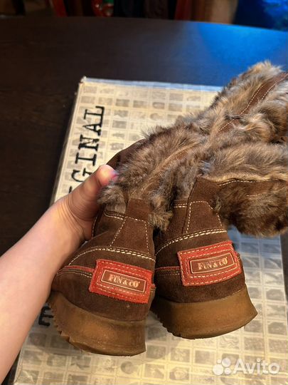 Сапоги женские натуральная замша