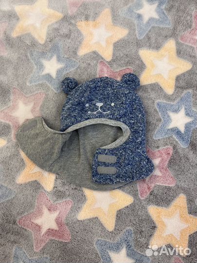 Шапки тёплые детские 44, 46 размер