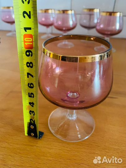 Рюмки цветное стекло СССР