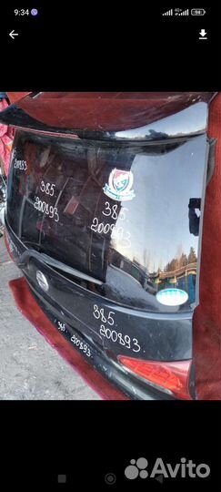 Дверь пятая Nissan wingroad Y12