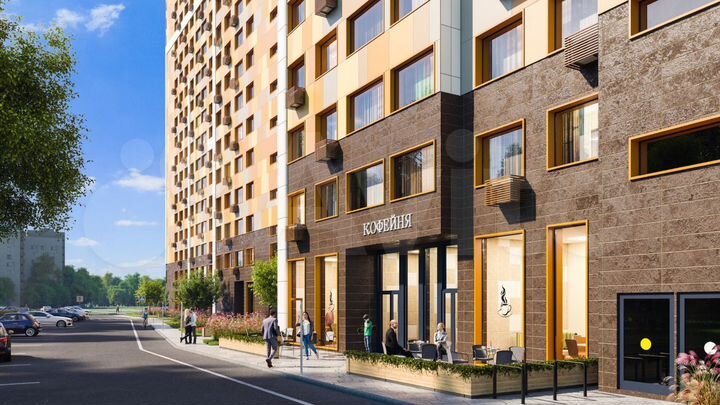 2-к. квартира, 55,3 м², 14/25 эт.